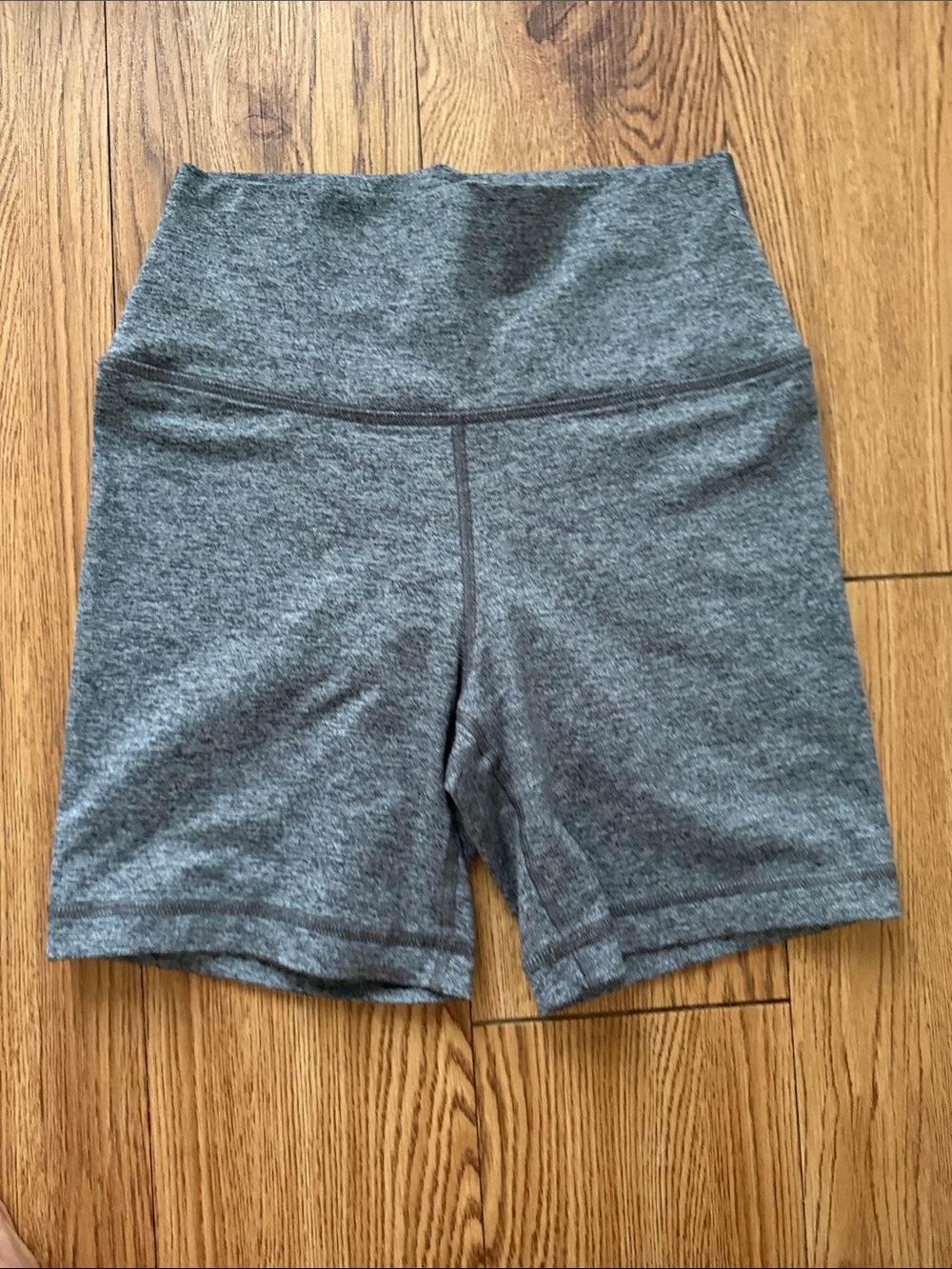 Fleo Women's High-Waist Charcoal Bike Shorts